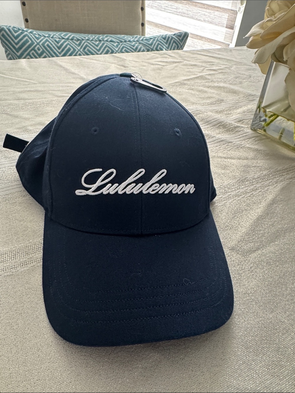 Lululemon Unisex Structured Ball Cap S/M color Classic Blue White